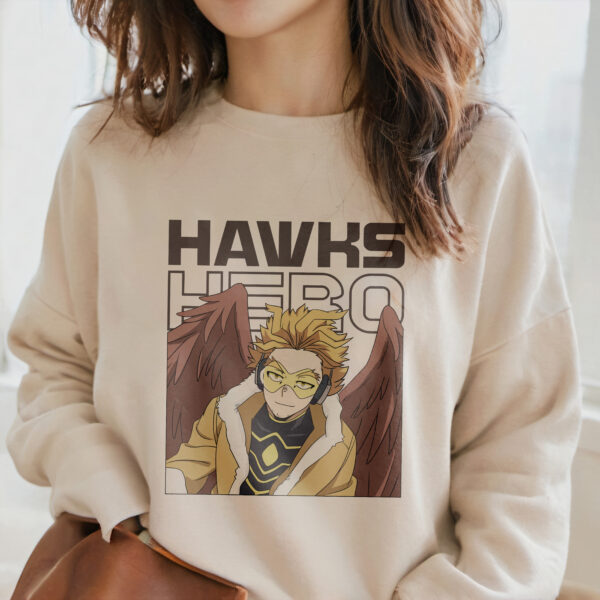 Anime hawks boku no hero hero Sweatshirt: The Perfect Gift for Anime Lovers Who Crave Kawai hero academia Japanese-Inspired Fashion!