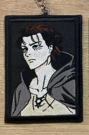 ANIME FANART EREN ATTACK ON TITAN EMBROIDERY FILE DST JEF PES - Imagen 2