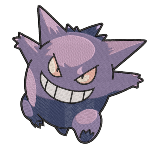 ANIME FANART GENGAR EMBROIDERY FILE DST JEF PES